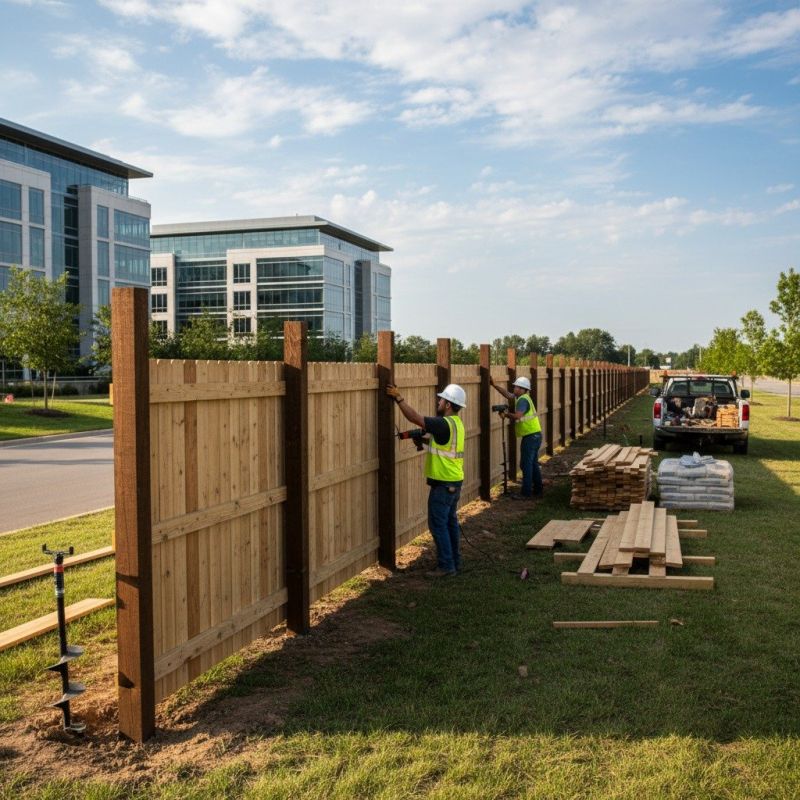 Board Fence Installation