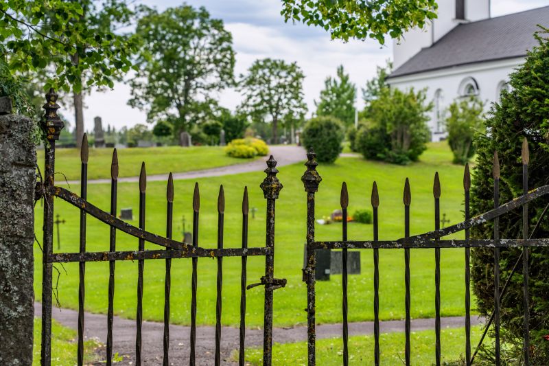 Cemetery Fence Installation