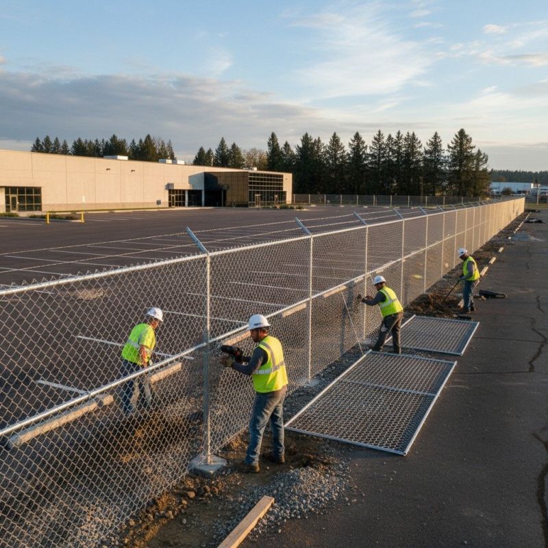 Church Fence Installation
